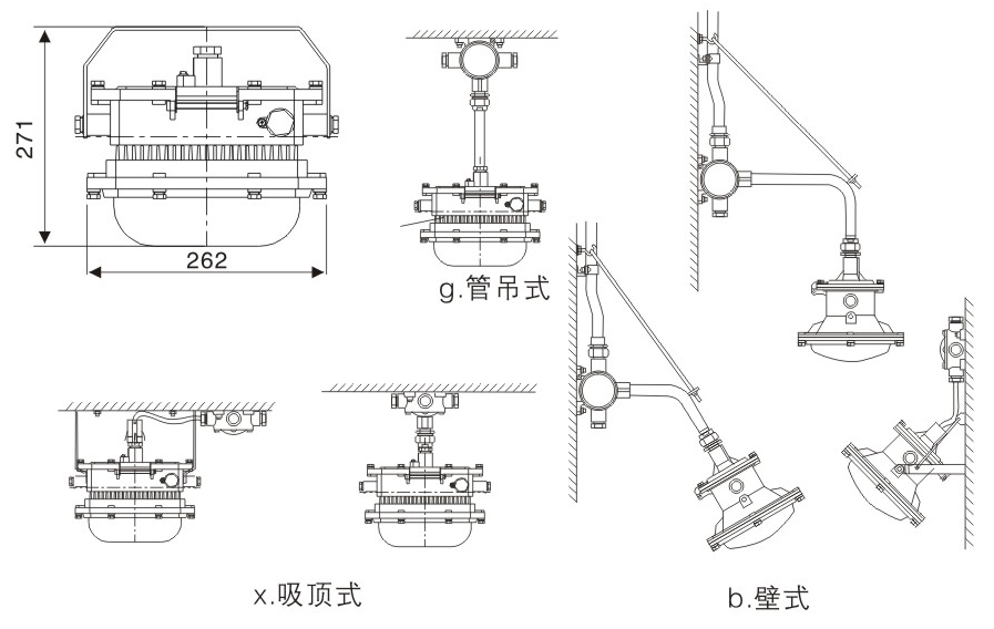 免維護(hù)節(jié)能防水防塵防腐燈